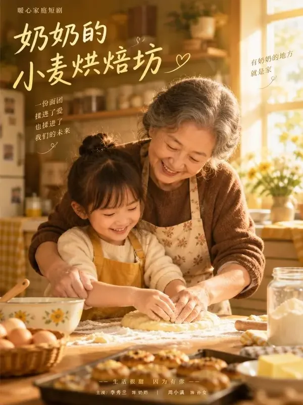 麦香满屋的温柔时光 封面 - 短剧免费剧场