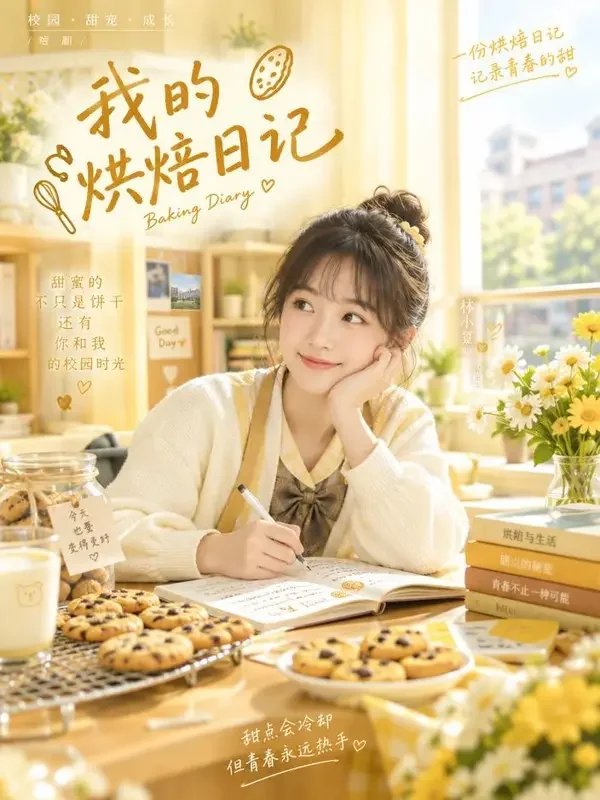 甜心烘焙日记 封面 - 短剧免费剧场