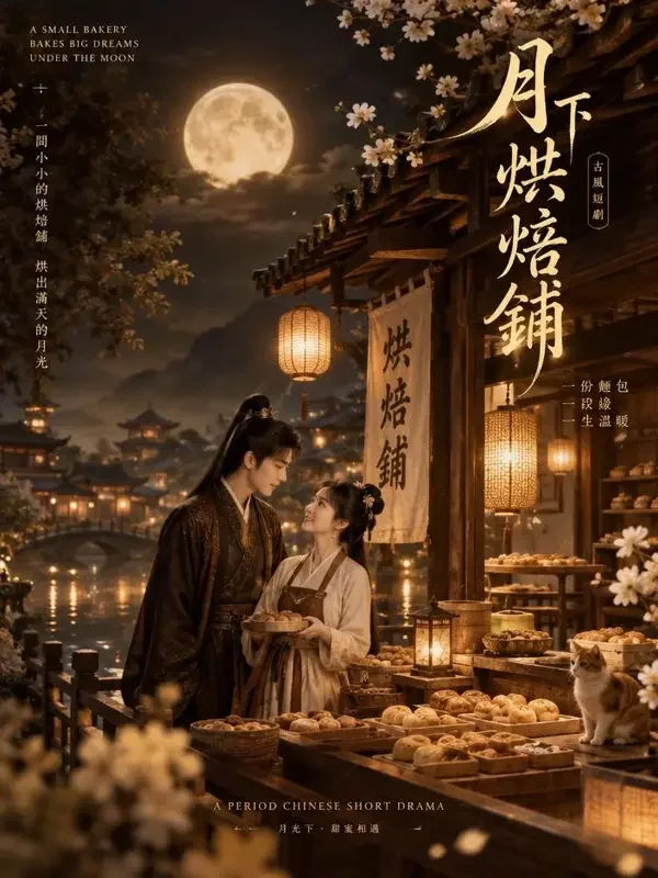 月下烘焙坊 封面 - 短剧免费剧场