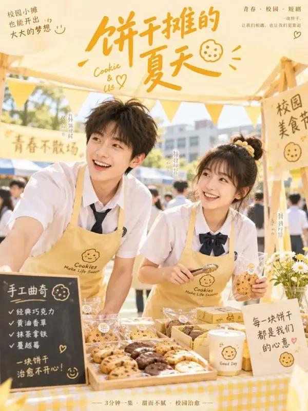 心跳饼干铺 封面 - 短剧免费剧场